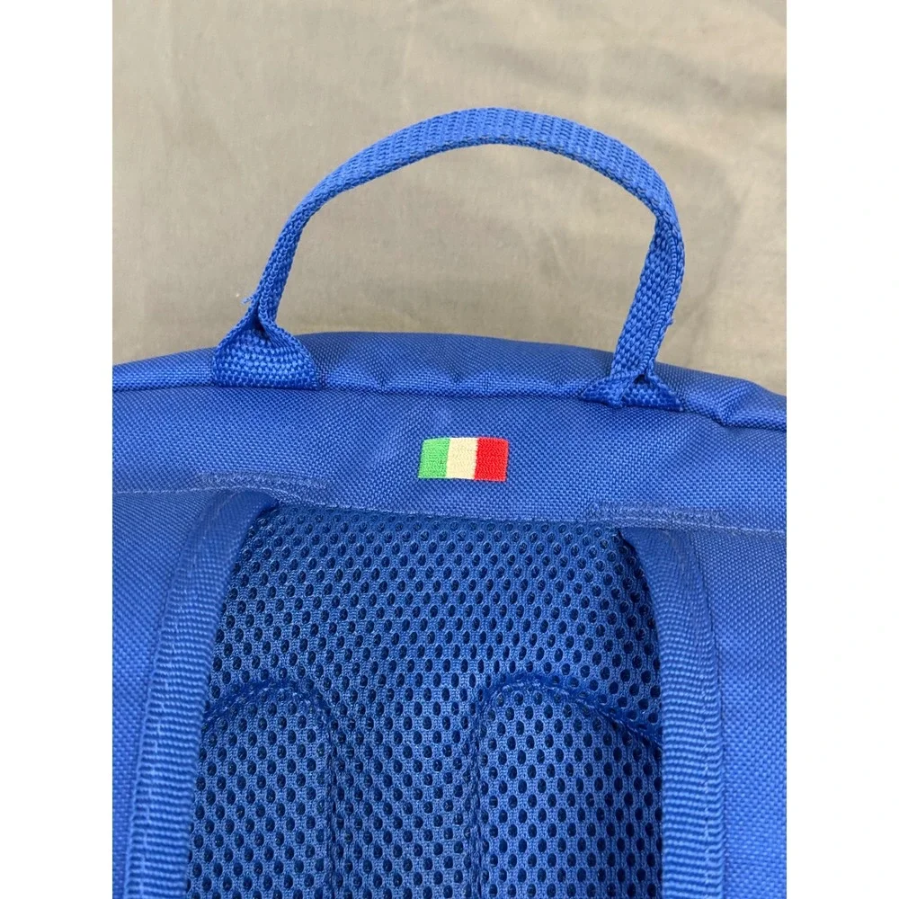 Adidas Italy FIGC National Team Soccer Backpack Royal Blue Italia Bag